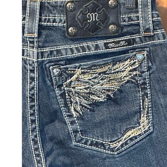 Miss Me Bermuda Denim Shorts, Size 28 - Picture 2 of 8